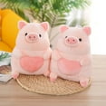 thumbnail image 2 of Birthday Gift Kawaii Soothe Doll Stuffed Animals Bedroom Decoration Accompany Dolls Home Ornament Fat Pig Plush Toys Pig Stuffed Toys Pig Plush Doll PINK, 2 of 8