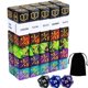 thumbnail image 1 of Juego de contadores de dados LAMJAM de 63 piezas para Magic The Gathering, 1 of 7