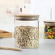 thumbnail image 3 of 3X Contenedores de Almacenamiento de Alimentos de Vidrio con Tapas Frascos de Almacenamiento de Alimentos de Vidrio Grandes para Café Bar Té Azúcar (27 FL OZ), 3 of 5
