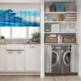 thumbnail image 5 of LALILO Kitchen Curtain Valance Ocean Seascape Surfing Rod Pocket Window Curtain 52"x 18" Set of 2, 5 of 5