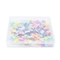 thumbnail image 1 of 200 Alfiler de Costura Cabeza Plana Aguja Recta Mariposa Y Cabeza de Flor Aguja de Posicionamiento Manual Diy Decoración DIY Alfiler de Posicionamiento Decorativo para Coser ANGGREK Otros, 1 of 8