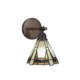 thumbnail image 1 of Aplique de pared Blacksmith 1 Light con cristal artístico 7 Zion, 1 of 1