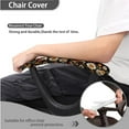 thumbnail image 4 of FKELYI Retro Daisy Mushroom Print 2 Pcs Office Chair Slipcovers with 2 Pcs Armrest Covers Elastic Fabric Washable Rotating Gaming Chair Protective Cover for Home Office, 4 of 7