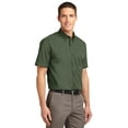 thumbnail image 4 of Port Authority S508 Mens Short Sleeve Easy Care Shirt, Clover Green - Extra Small, 4 of 6