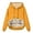 Yellow, variant on Yyeselk Womens Casual Winter Warm Fleece Sherpa Lined Hoodies Solid Color Crewneck Hooded Sweatshirts Thick Pullover Hoodie Jumper Blouse Shirt Tops Black S