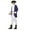 Blue, variant on Colonial Captain Costume - Red - Size Adult Standard