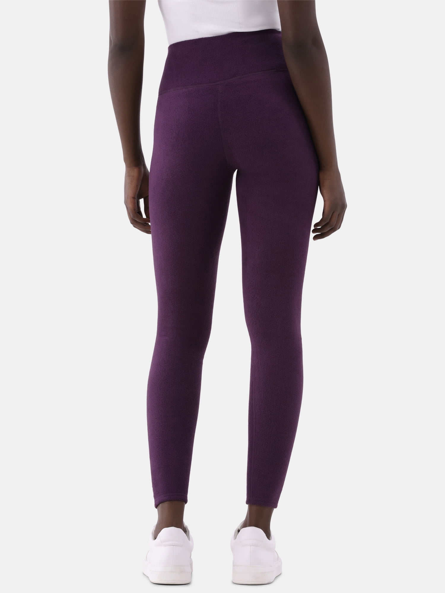 ClimateRight by Cuddl Duds Stretch Women's Warm Stretch Fleece High Rise Base Layer Thermal Legging, Sizes XS to 4X
