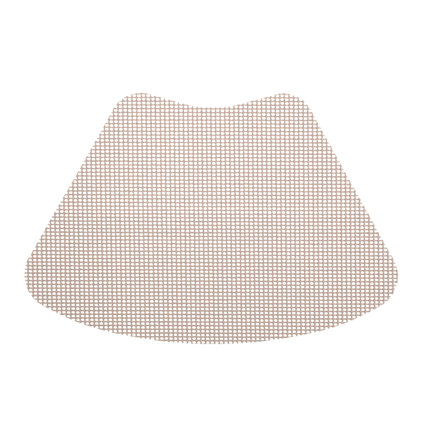 Kraftware Fishnet Wedge Placemats to Add Color to Any Round Outdoor Table (Set of 6) Tan