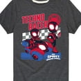 thumbnail image 3 of Marvel Spider-Man And His Amazing Friends - Techno Racer Morales - Toddler And Youth Short Sleeve Tee, 3 of 5