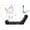 F Black, variant on Bike Disc Brake Caliper Adapter Alloy Flat Mount Post Mount For 140mm 160mm Disc Rotor Bicycle Disc Brake Clamp Conversion Mount