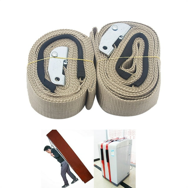 Coofit 2PCS Moving Strap Multifunctional Heavy Duty Moving System Lifting Strap