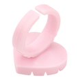 thumbnail image 1 of 100 Uds. Soporte de anillo de pegamento para extensiones de pestañas en forma de corazóncopa de pegamento para pestañas (rosa), 1 of 6
