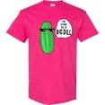 thumbnail image 3 of Inktastic I'm Kind of a Big Dill Pickle with Sunglasses T-Shirt, 3 of 5