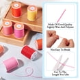 thumbnail image 4 of Waxed Polyester Cord Twisted Cord Mixed color 1mm 9rolls/set DIY, 4 of 9