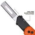 thumbnail image 5 of Couteau Utilitaire Pliant Klein Tools 44310 Tapis à Lame à Ressort, 5 of 5