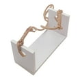 thumbnail image 2 of Columpio de madera para bebé, Fondo de cuerda colgante para fotografía, ayuda para , foto de estudio para , sesión de fotos, Blanco Macarena Accesorios de fotografía, 2 of 8
