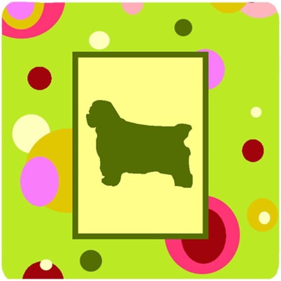 Clumber Spaniel Foam Coasters - Set 4