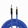 thumbnail image 1 of Coluber Cable 1/4" TS Male to 3.5 TRS Male - Pro 3-Pin Microphone Connector, 1 of 7