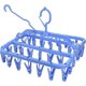 thumbnail image 1 of Sock Drying Rack, Clothes Drying Rack with 32 Clips, Foldable Windproof Sock Drying Rack for Underwe, 1 of 5