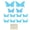 Shiny Blue, variant on 3D Butterfly Wall Decals Elegant Metallic Shiny Blue Removable Butterfly Wall Stickers for Bedroom Living Room Wedding Party Home DIY Decor 12 Pcs / 13 x 12 x 1 inches