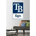 thumbnail image 2 of MLB Tampa Bay Rays - Logo 22 Wall Poster with Magnetic Frame, 22.375" x 34", 2 of 5