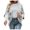 White, variant on Vedolay Tops for Women Casual Womens Casual Long Sleeve Coat with Fringe Rhinestones Casual Jacket,Black One Size