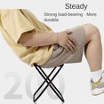 thumbnail image 3 of Outdoor Folding Stool Portable Stool Travel Camping Fishing Folding Stool Subway Queuing Artifact Extra Large, 3 of 7