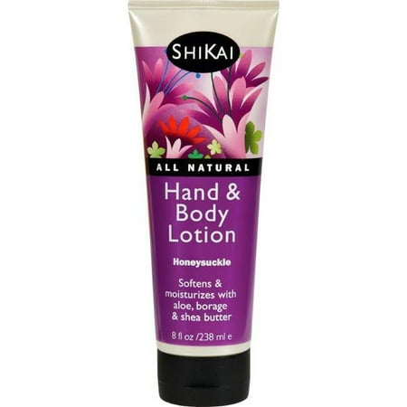 ShiKai Hand & Body Lotion, Honeysuckle 8 oz
