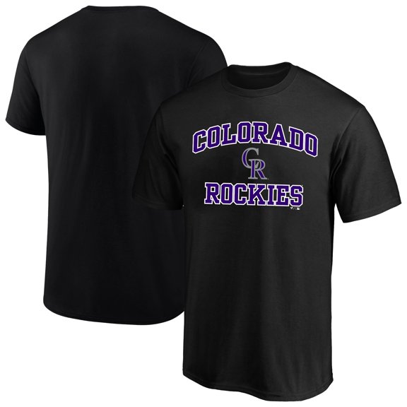 Men's-Profile Black Colorado Rockies Big & Tall Heart & Soul T-Shirt