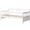 White, variant on Furnibear Twin Size Wooden Slats Daybed Bed with Rails for Master Bedroom Loft Beds and Vacation Homes, Black