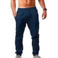 thumbnail image 1 of Pantalón De Algodón Y Lino Para Hombre, Playa, Descanso,yoga, 1 of 4