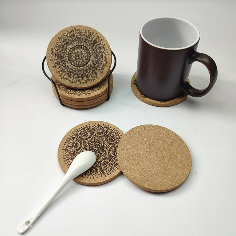 Reusable Tea or Coffee Coaster Blank Coasters for Crafts Gifts Cork  Coasters for Relatives and Friends - China Cork Coaster and Cork Coffee Mug  Coaster price