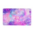 thumbnail image 1 of YUSDECOR Pink Marble Space Galaxy Star and Moon Print Doormat Rug Home Decor Floor Mat Bath Mat 30x18 inch, 1 of 3
