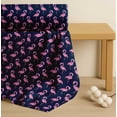 thumbnail image 4 of Soimoi Blue Cotton Cambric Fabric Flamingo Bird Print Fabric by the Yard 56 Inch Wide, 4 of 7