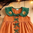 thumbnail image 6 of GCETTIC Halloween Toddler Baby Girl 2‑Piece OutfitTop Pants Cute Casual Fall Clothing Set for Little Girls Size,3-4 Years, 6 of 9