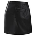 thumbnail image 3 of Women's WEAR by Erin Andrews x Gracie Hunt Black Las Vegas Raiders Wrap Skirt, 3 of 5
