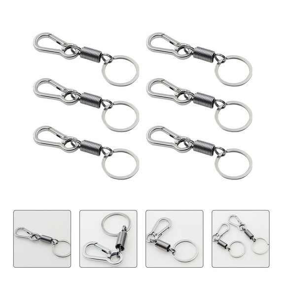 SEWCHICS Alloy Keychains Unisex Decorative Hanging Pendants for Home Use 10Pcs
