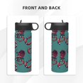 thumbnail image 3 of Pofeuu Snake And Rose Print 18oz Sports Insulated Kettle, Sports Bottle Water Bottles For Men Women For Gym Hiking Camping Running Mountain Bike Outdoor Sports, 3 of 8
