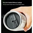 thumbnail image 7 of Car Heating Cup, 300ML Electric Car Cup Travel Heating Cup Insulated Heated Thermos Mug, Stainless Steel Auto Water Heater Kettle Travel Coffee Tea Heated Mug with Cigarette Lighter Plug, 7 of 7