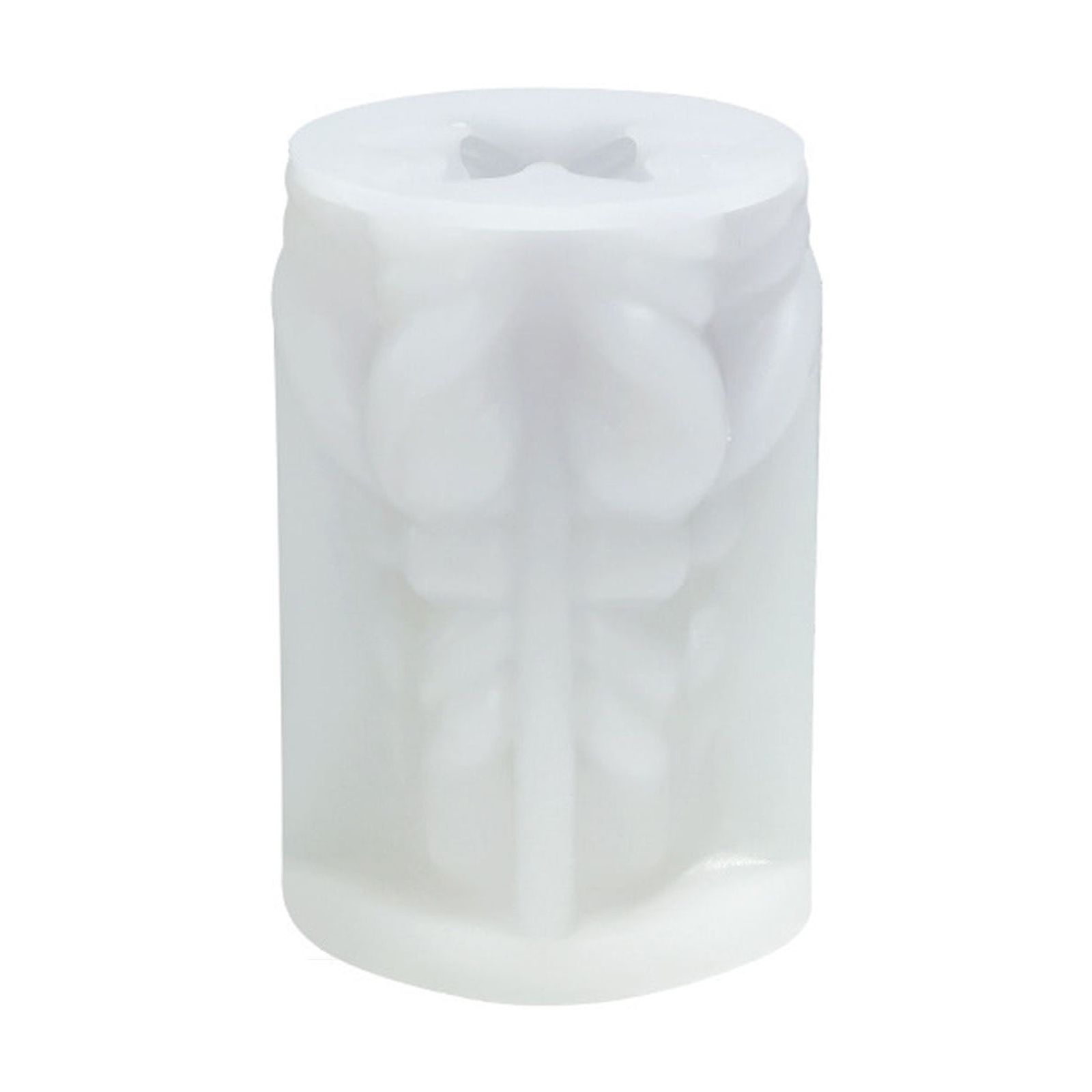 3D Pillar Candle Mold Craft Silicone Mold for Crafting Candle Plaster Art Crafts Room Ornament Cake Fondant Decoration