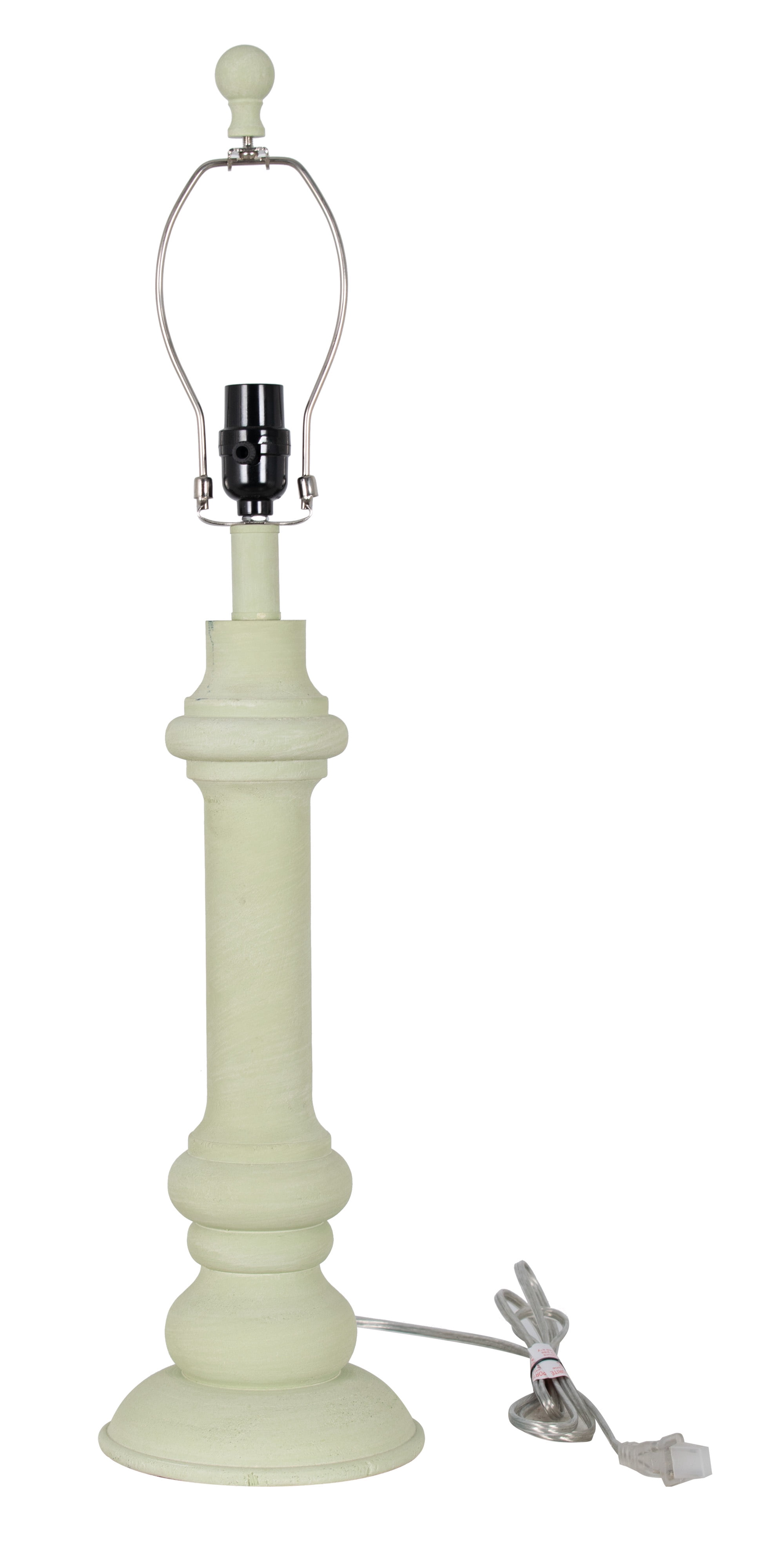 Cooper Ridge Polyresin 30" Table Lamp with Linen Shade, Matte Green (Set of 2)