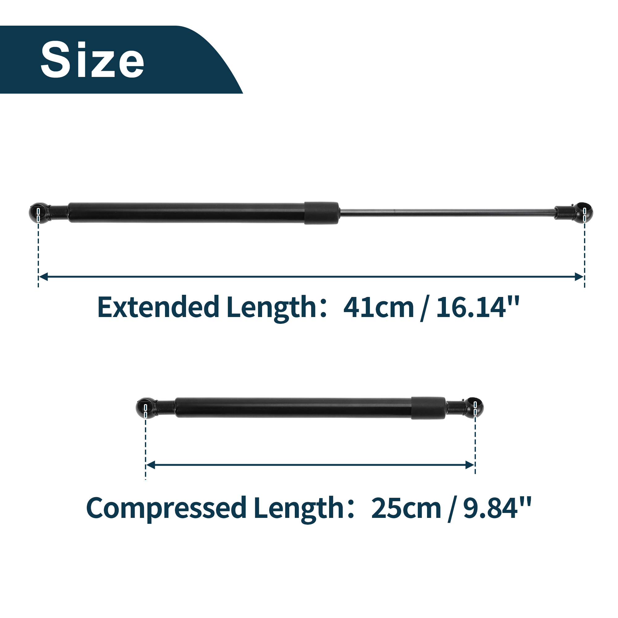 Unique Bargains 2Pcs Front Hood Lift Supports for Mazda MX-5 Miata NC 2005-2014