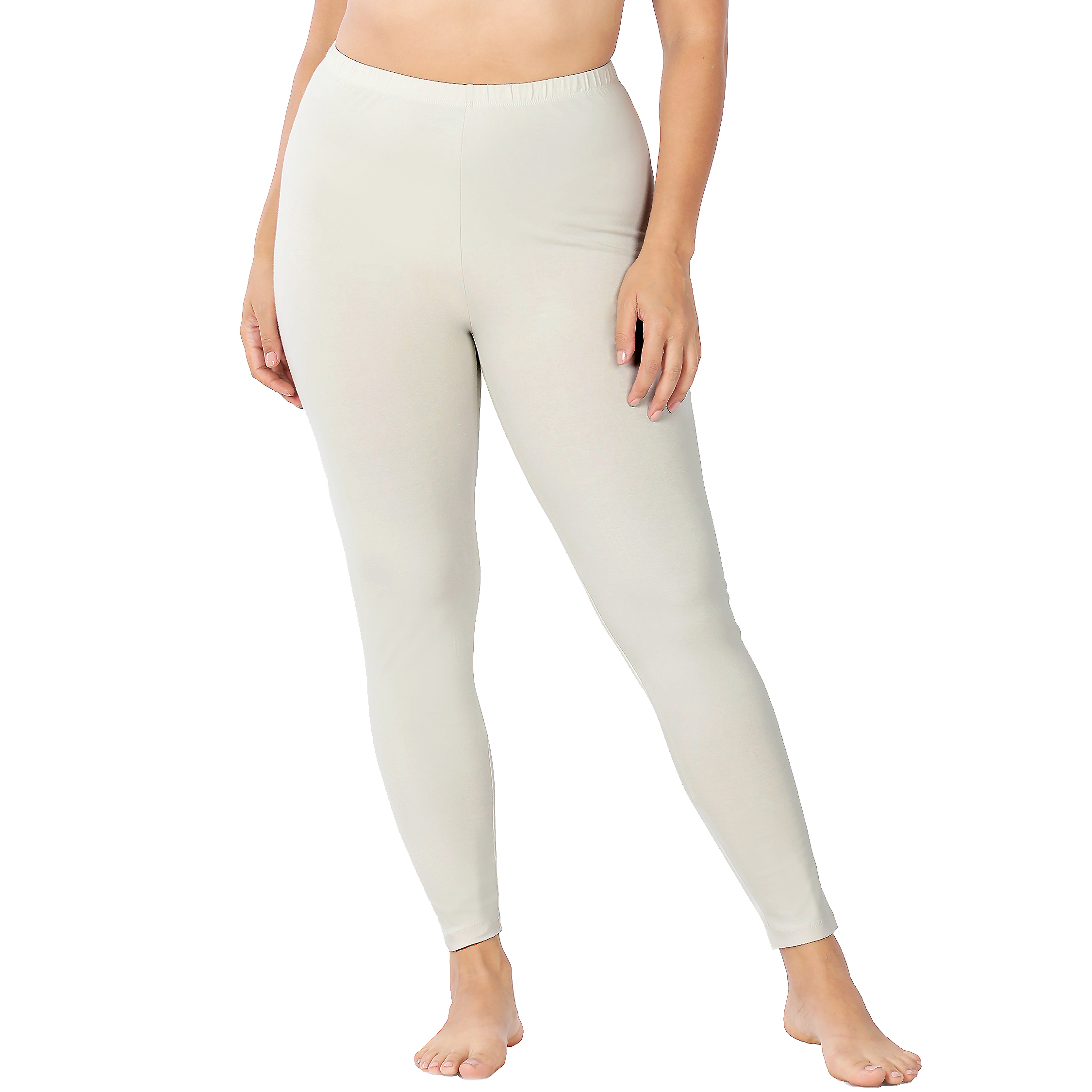 Zenana Premium Cotton Full Ankle Length Womens Basic Leggings