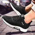 thumbnail image 6 of Men's Elevator Sneakers 2.36 Inch Invisible Height Increasing Lace up Fashion Sneakers, 6 of 14