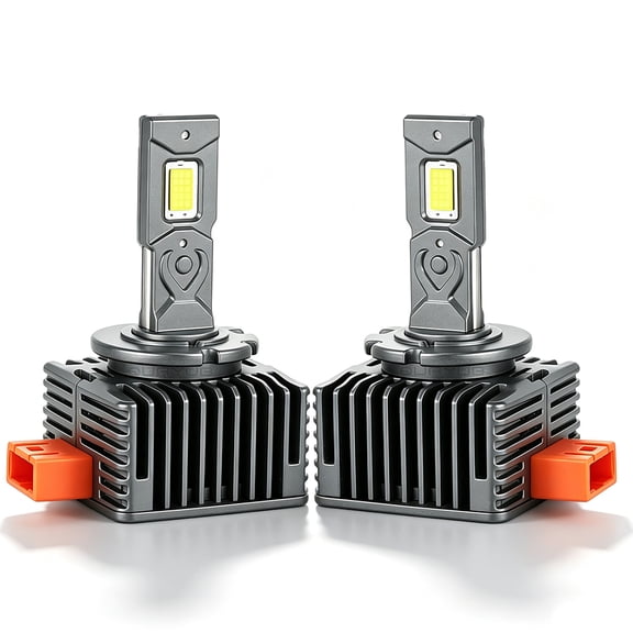 2PCS NEW D3S 66340 6000K WHITE BRIGHT 60W LED LIGHT BULBS SET HEADLIGHTS