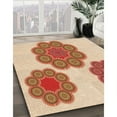 thumbnail image 2 of Ahgly Company Indoor Round Patterned Grapefruit Red Area Rugs, 5' Round, 2 of 6