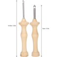 thumbnail image 5 of Agujas de Perforar JM 2 Piezas Plumas de Bordar con Mango de Madera, 5 of 5