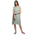 thumbnail image 2 of Moomaya Printed Round Neck Nursing Sleepwear Cotton A-Line Sleeveless Nightdress, 2 of 6