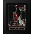 thumbnail image 2 of Frontline 12x14 Black Modern Framed Museum Art Print Titled - Excel - Basketball, 2 of 5