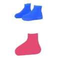 thumbnail image 6 of Anti-Slip Latex Shoe Covers Reusable Non-Slip Waterproof Wear- Rainy Day Outdoor Boots Protective Covers Red, 6 of 9